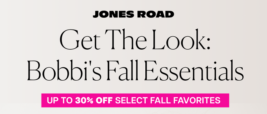 Get the look: Bobbi's fall essentials