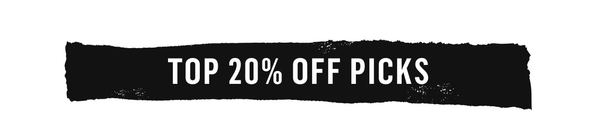 Top 20% off picks
