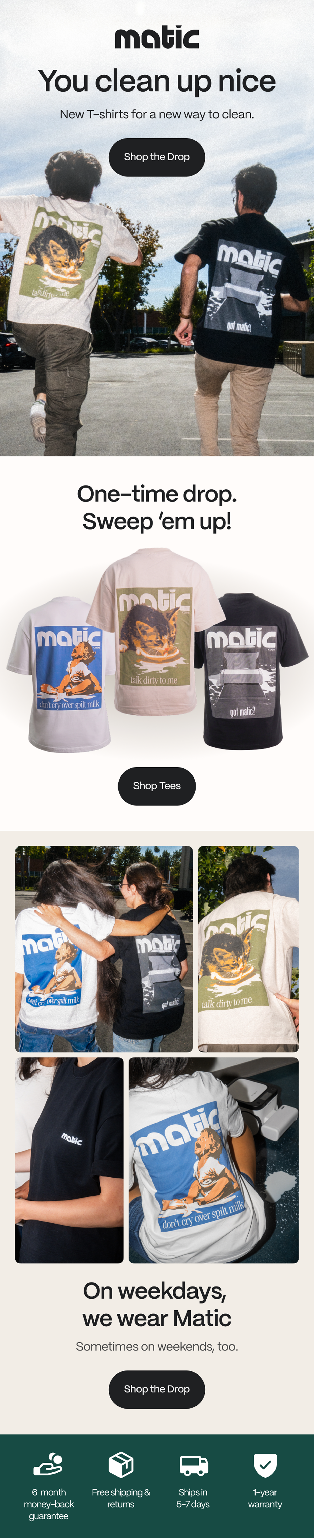 Shop Matic T-Shirts! 