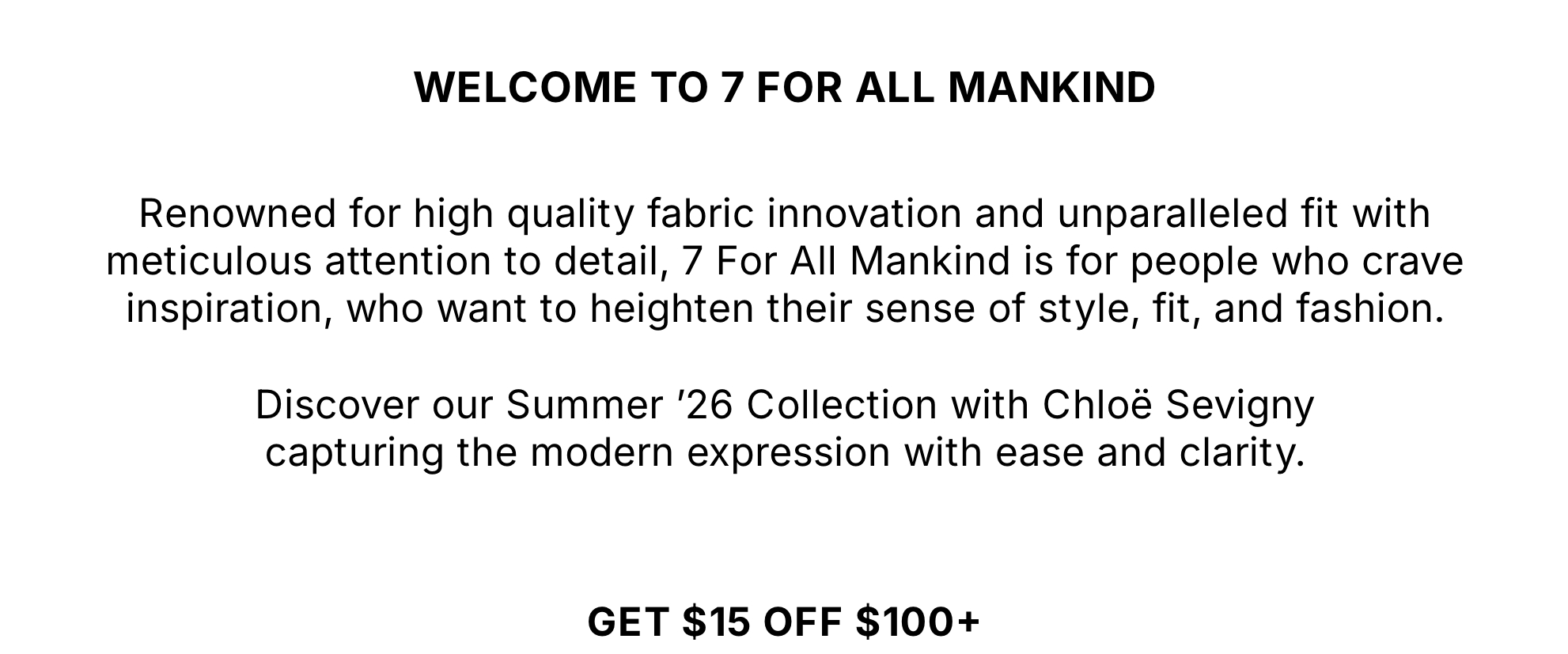 Welcome | Shop 15 Off