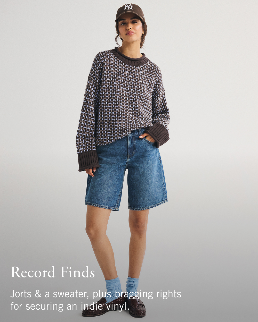 Record Finds Jorts & a sweater, plus bragging rights for securing an indie vinyl.