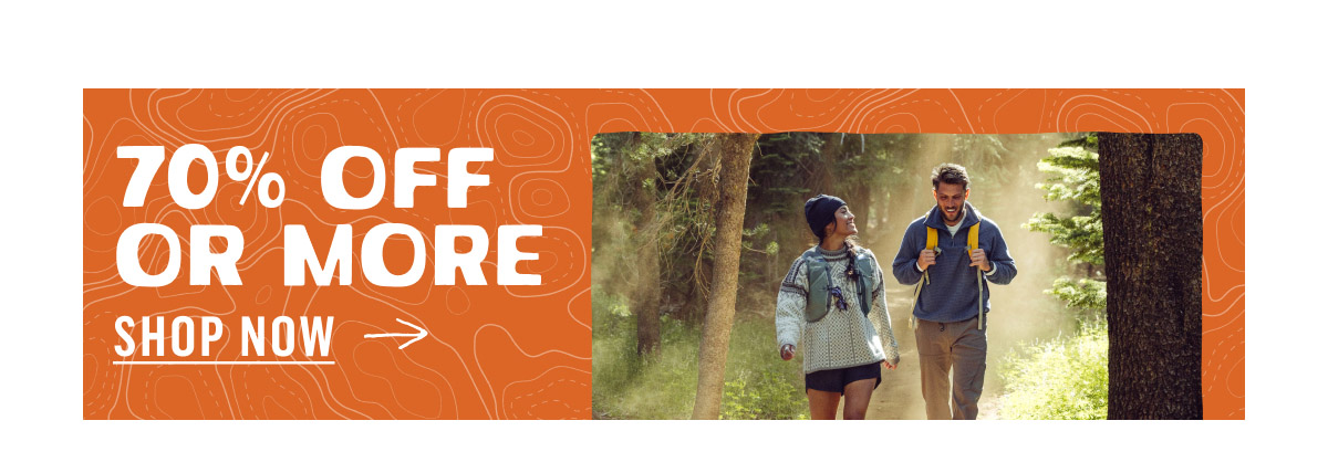 70% off or more. Shop Now