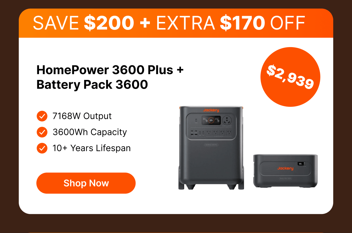 HomePower 3600 Plus +Battery Pack 3600