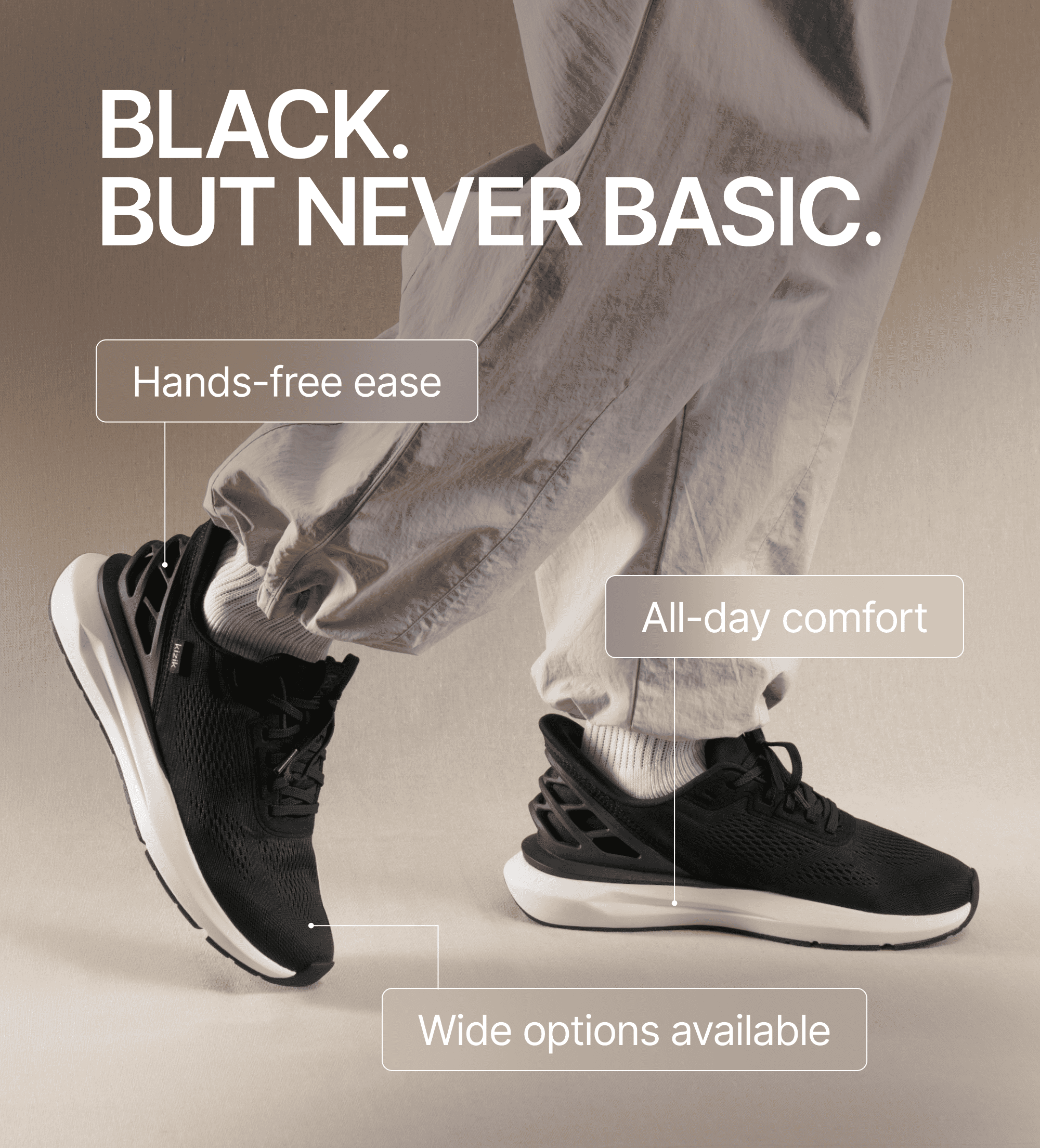 black but never basic 