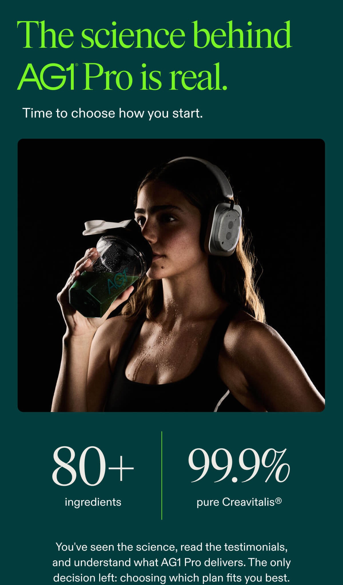 The Science Behind AG1 Pro is Real