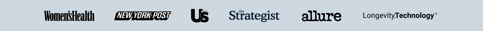 Women's Health | NEW YORK POST| US Weekly| the Strategist | allure | Longevity.Technology&reg;