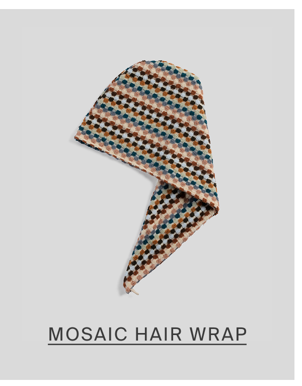 mosaic hair wrap