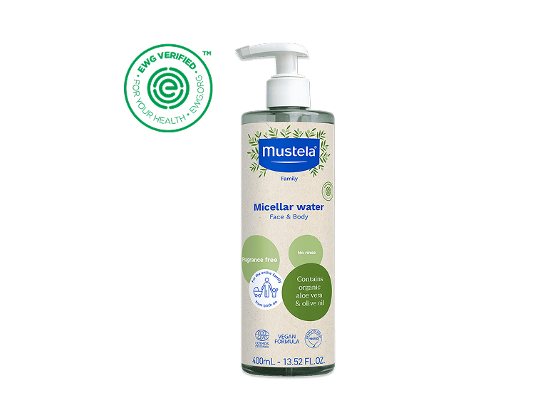 Organic micellar water with olive oil and aloe