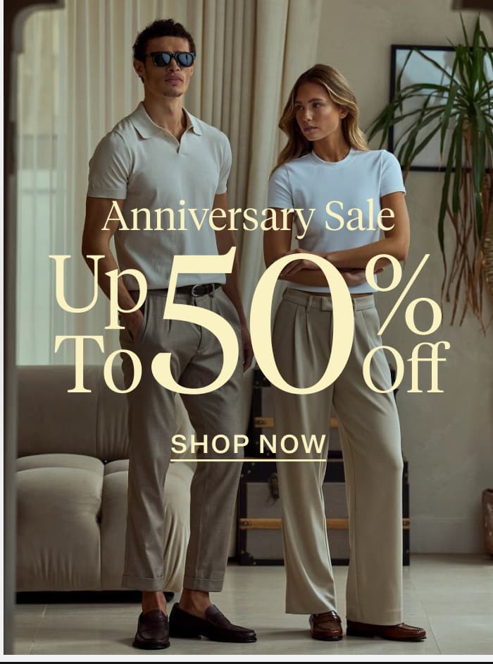 Anniversary Sale | Up To 50% Off Sitewide