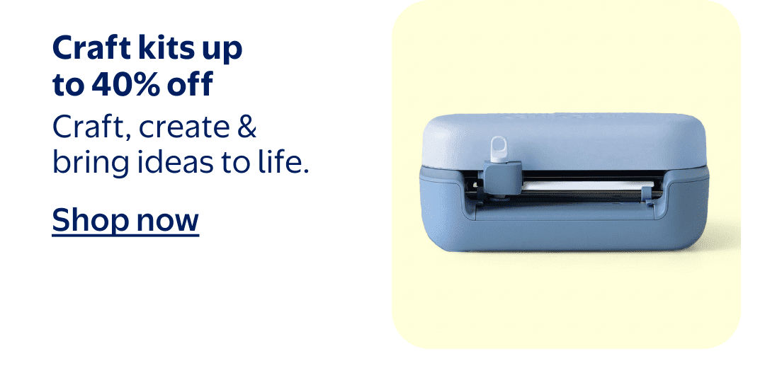 Craft kits up to 40% off