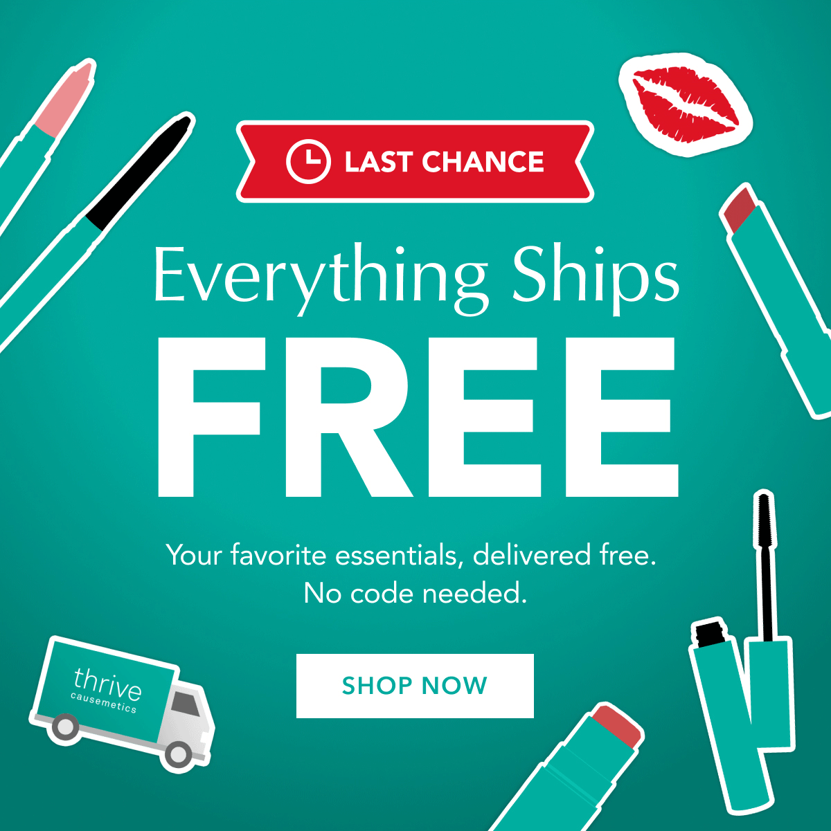 Free shipping sitewide