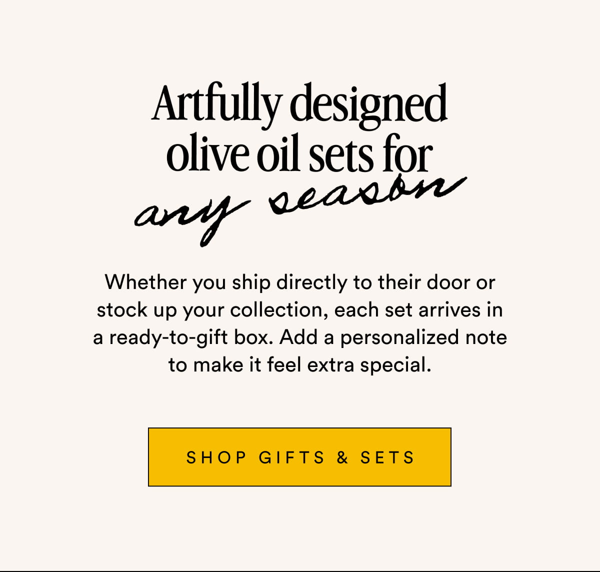 Shop gifts & sets