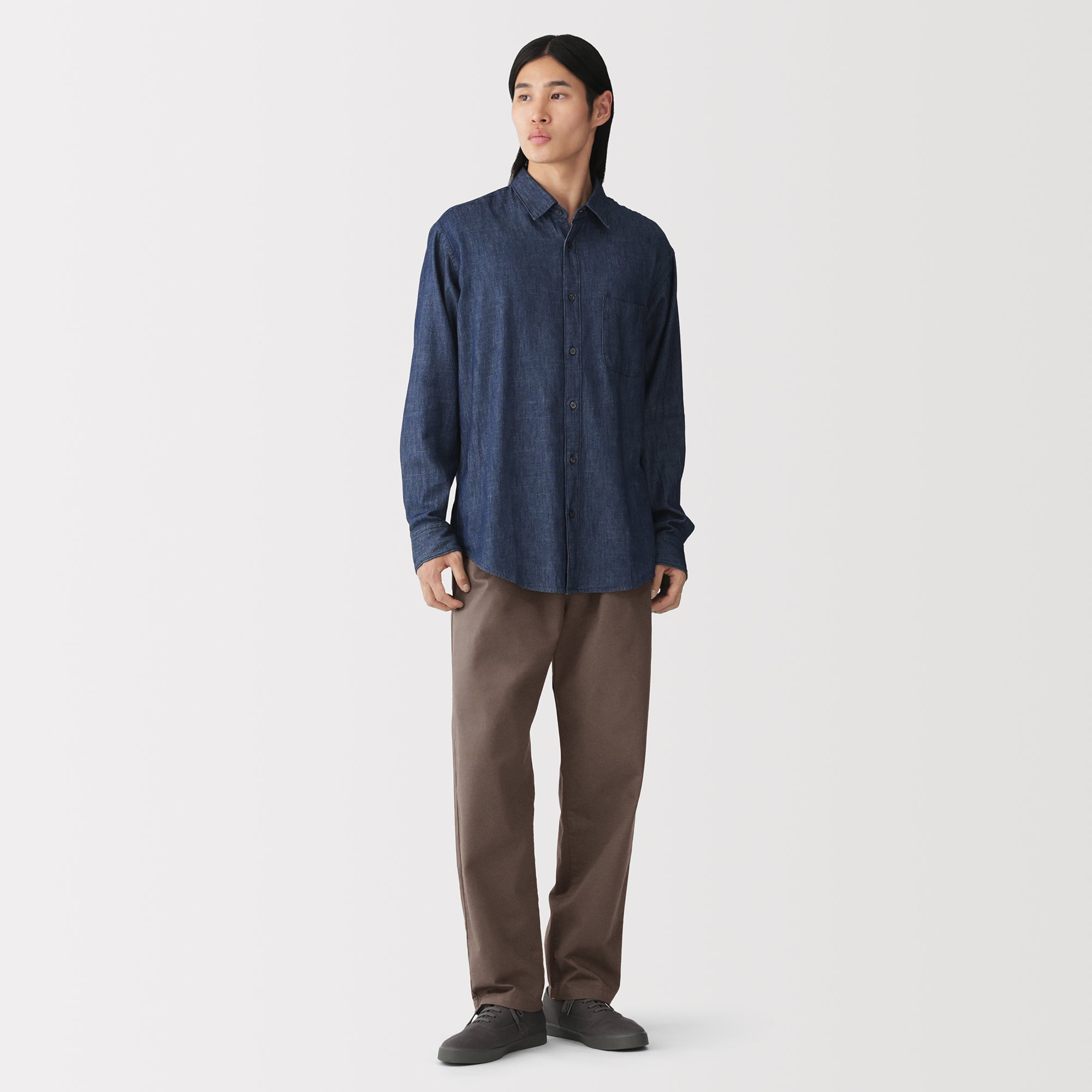 Image of Cotton Easy Pants