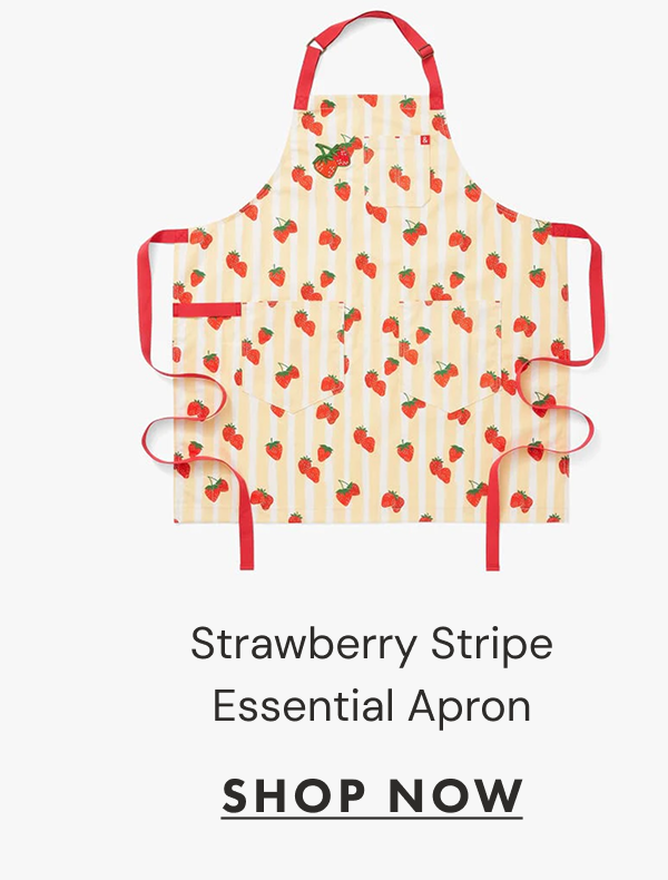 Strawberry Stripe Essential Apron 