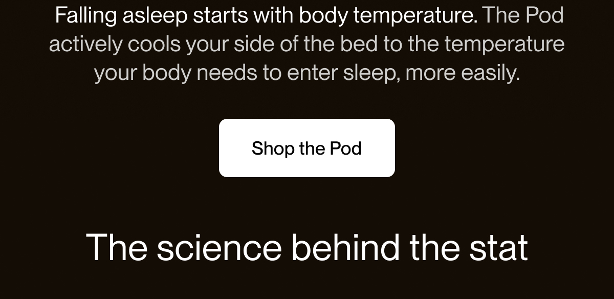 &nbsp;Falling asleep starts with body temperature.