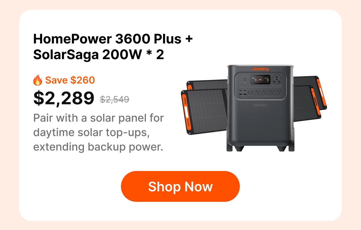 HomePower 3600 Plus +SolarSaga 200W * 2