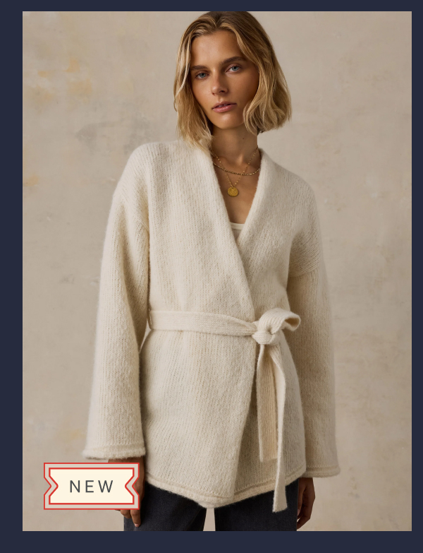 Apr&egrave;s Alpaca Wrap Cardigan