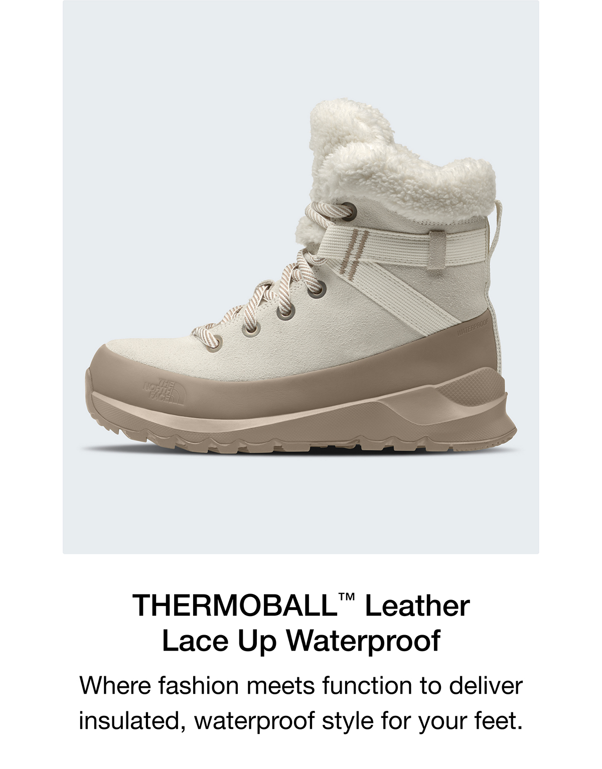 THERMOBALL Leather Lace Up Waterproof Where fashion meets function to deliver insulated, waterproof style for your feet.