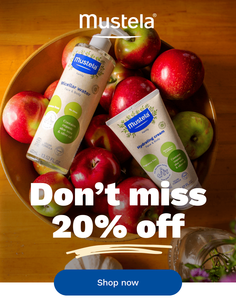 Mustela Logo | Don't miss 20% off | Shop now