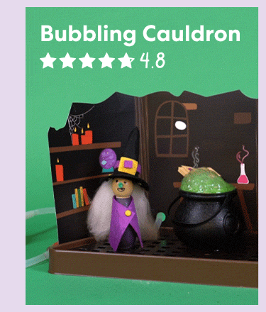 Bubbling Cauldron, rated 4.8 out of 5 stars. Mix together a witchy brew using citric acid and colored baking soda.