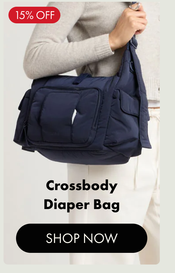 15% OFF | Crossbody Diaper Bag | SHOP NOW