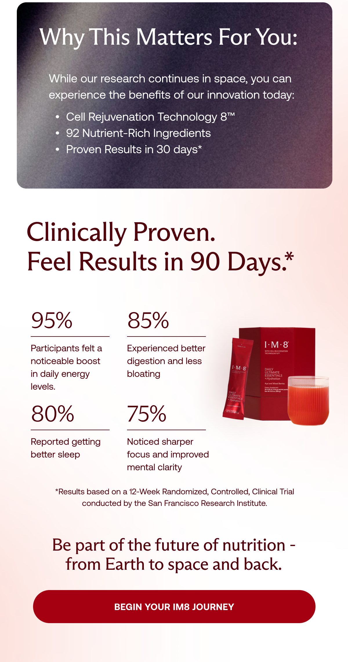 Begin Your IM8 Journey