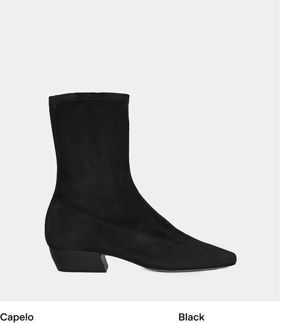 Capelo Black Suede