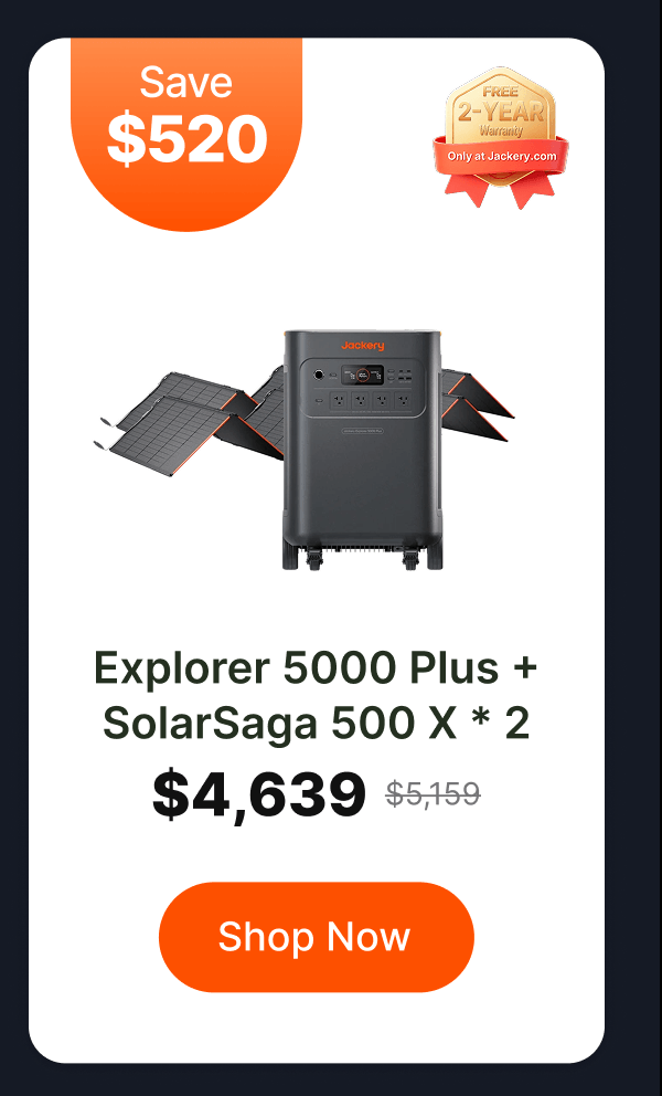Explorer 5000 Plus +SolarSaga 500 X * 2