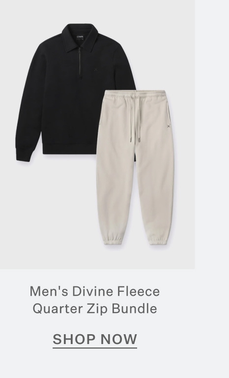 Men's Divine Fleece Quarter Zip Bundle