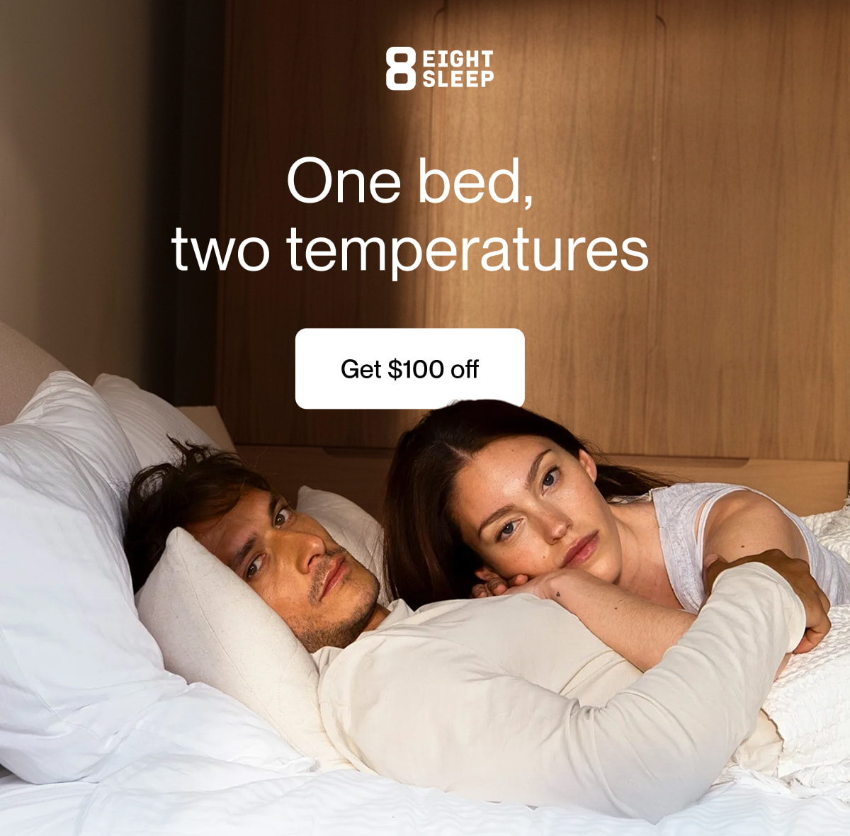 One bed,  two temperatures