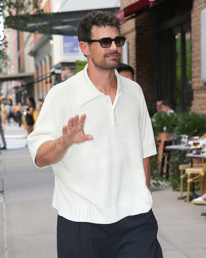 Theo James wearing the Remi