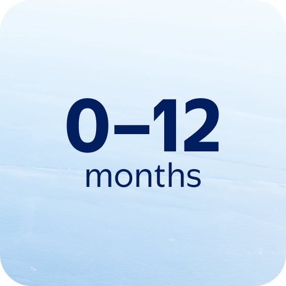 0&ndash;12 months
