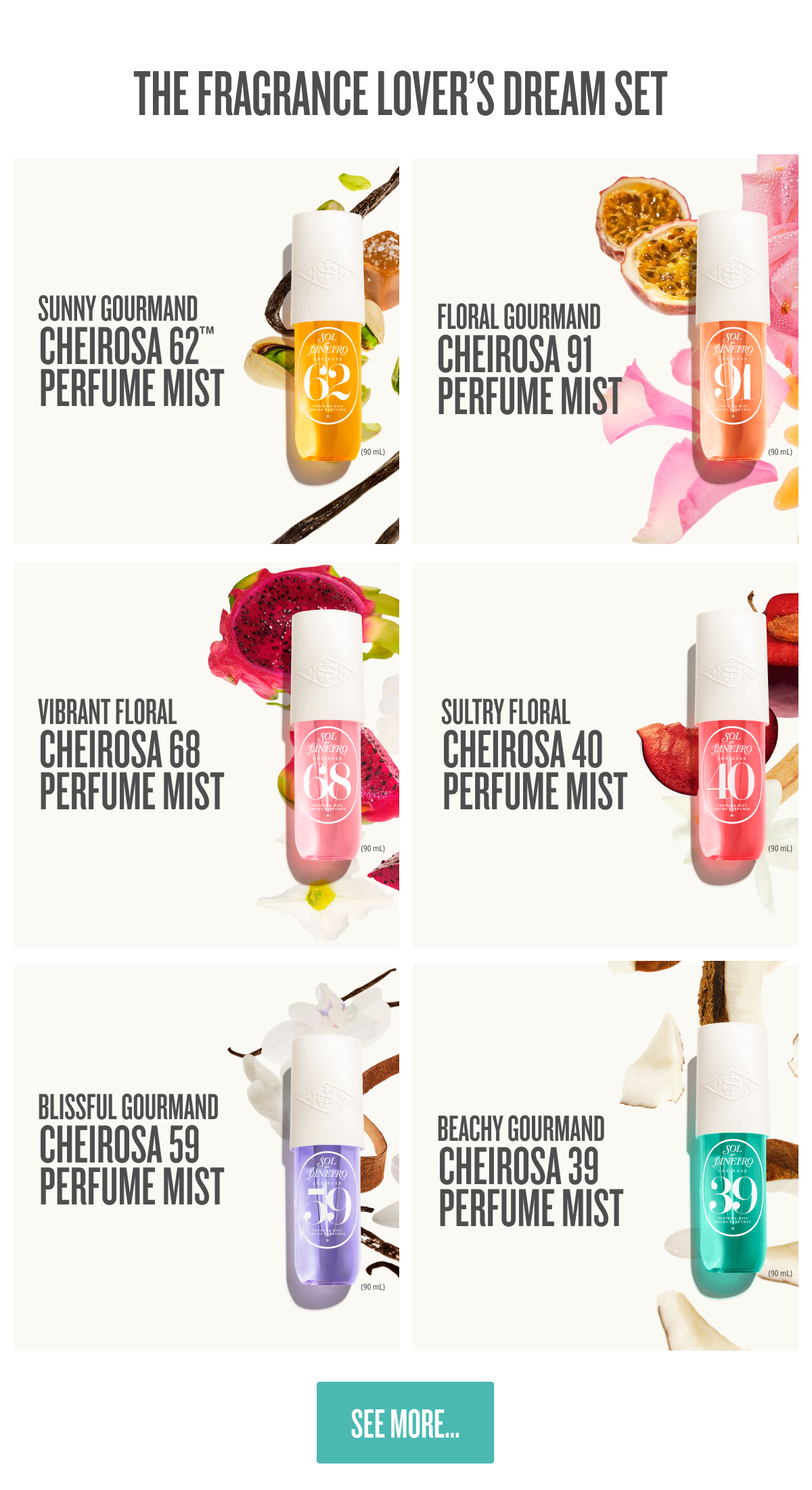 The Fragrance Lover's Dream Set - SEE MORE...