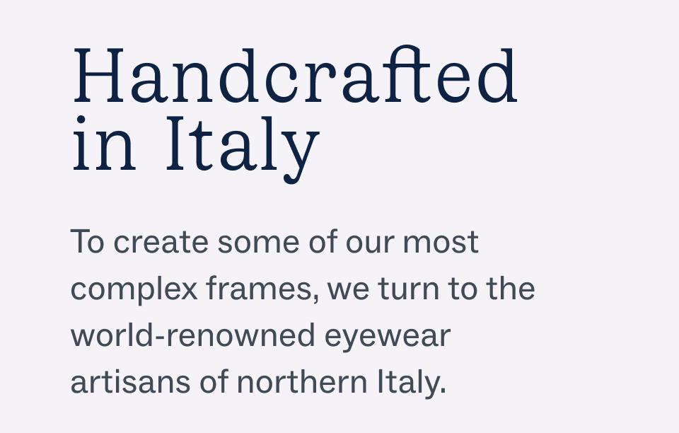 some of our most complex frames