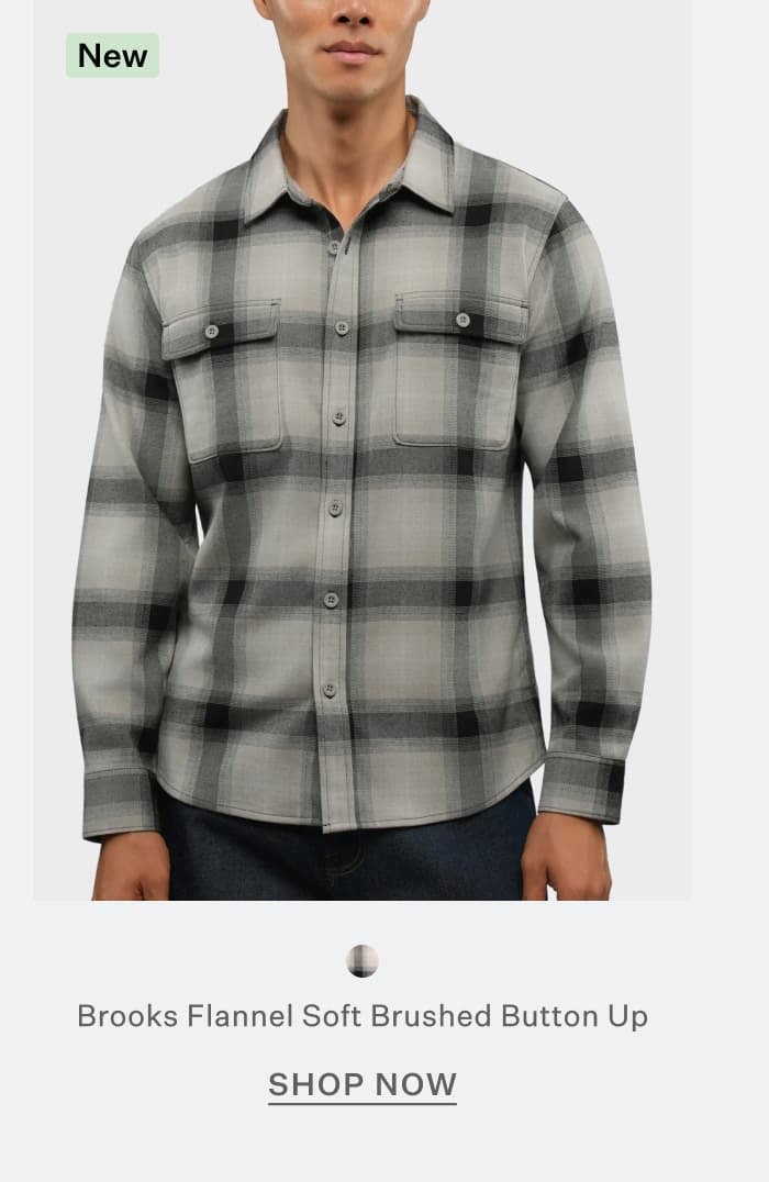 Brooks Flannel Soft Brushed Button Up