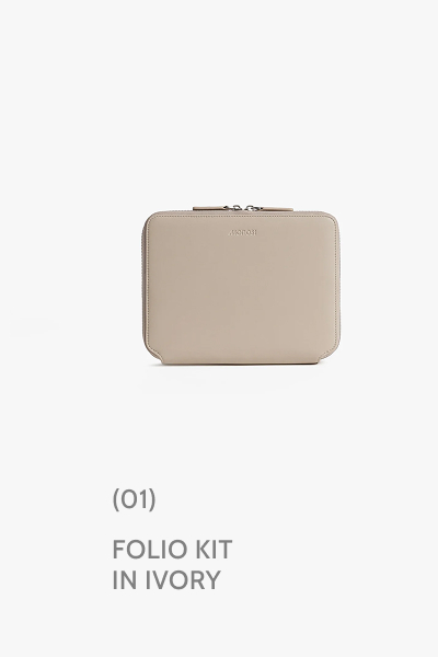 (01) Folio Kit in Ivory.