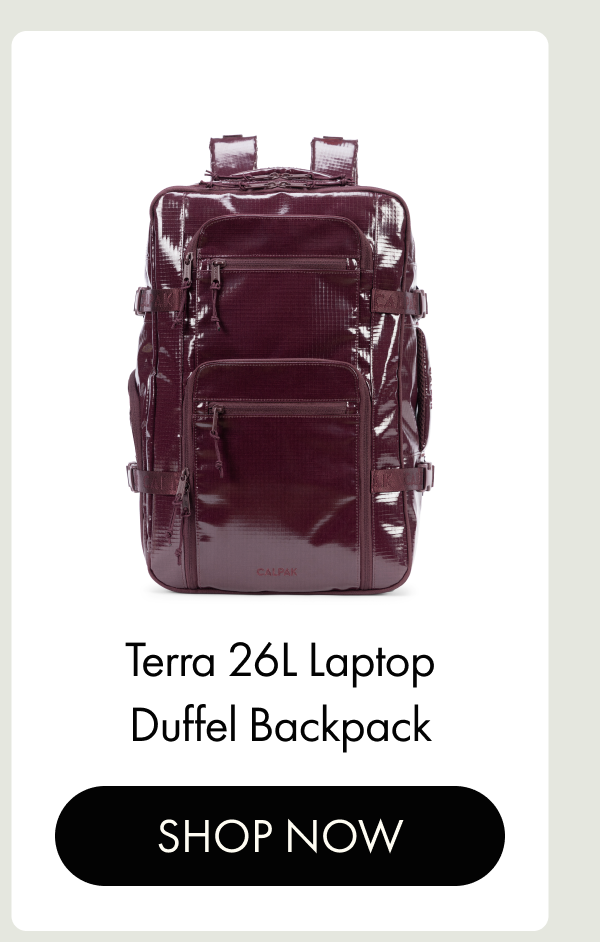 Terra 26L Laptop Duffel Backpack | SHOP NOW