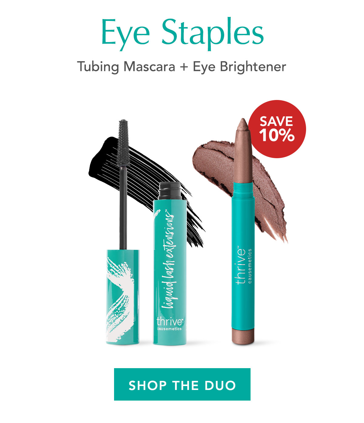 Eye Staples: Tubing Mascara + Eye Brightener