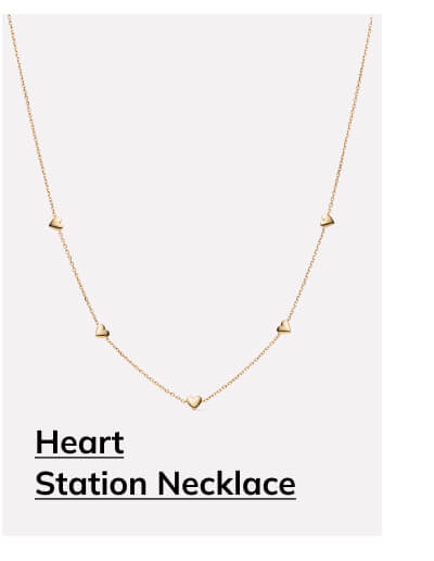 Heart Station Necklace