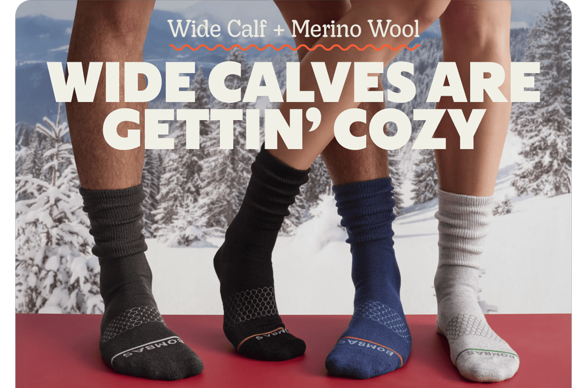 Wide Calf + Merino Wool. WIDE CALVES ARE GETTIN' COZY