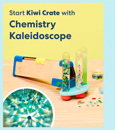 Start Kiwi Crate with Chemistry Kaleidoscope
