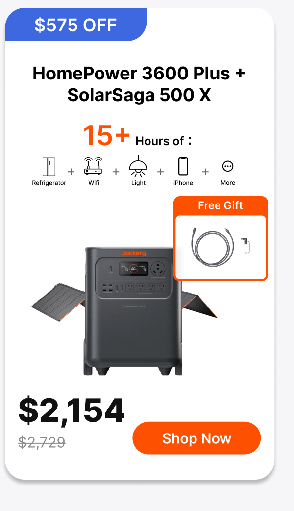 HomePower 3600 Plus + SolarSaga 500 X