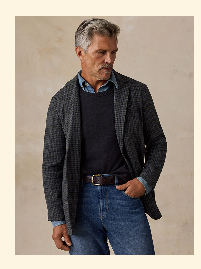 Inlet Knit Tweed Blazer