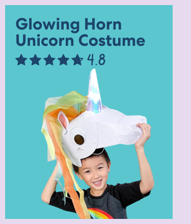 Glowing Horn Unicorn Costume, rated 4.8 out of 5 stars. Learn how to craft with felt, shiny sheets, and lights to make a wearable unicorn head that&rsquo;s soft and easy to see through.