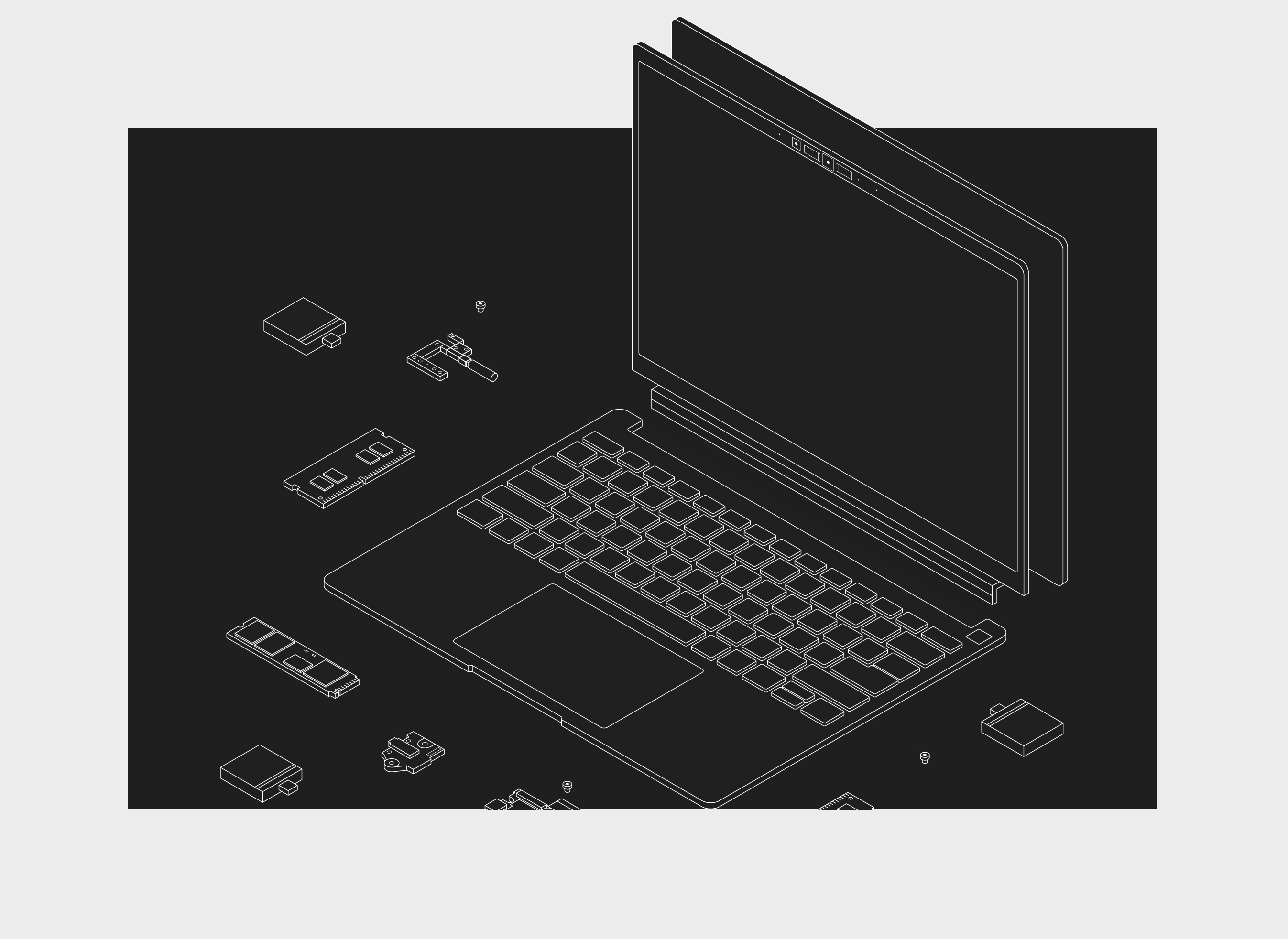 Framework Laptop illustration