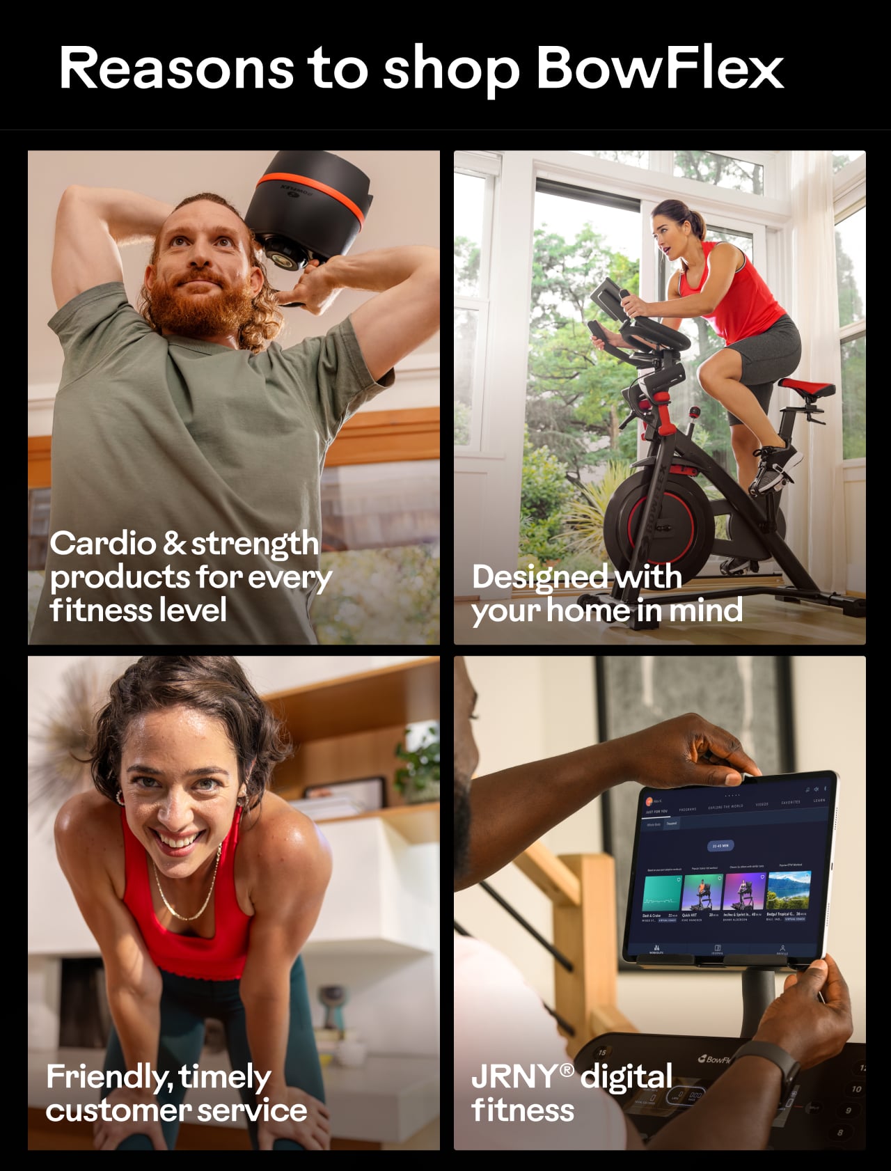 Reasons to shop BowFlex.