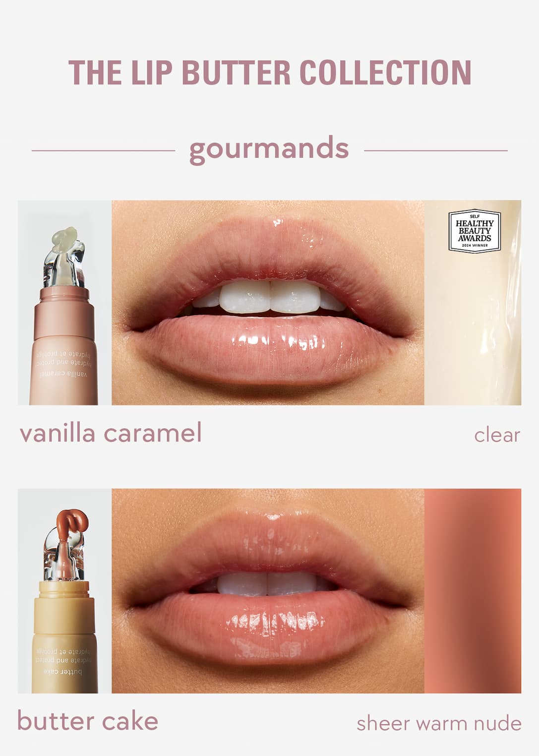 the lip butter collection: gourmands