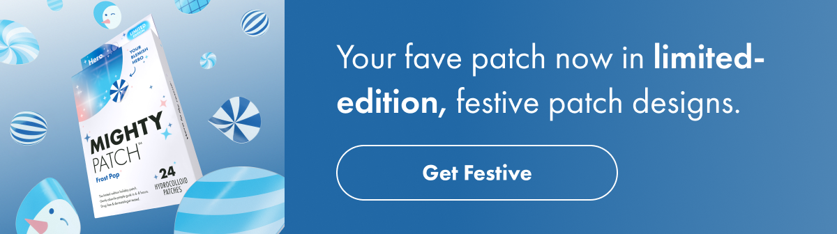 Your fave patch now in limited-edition, festive patch designs
