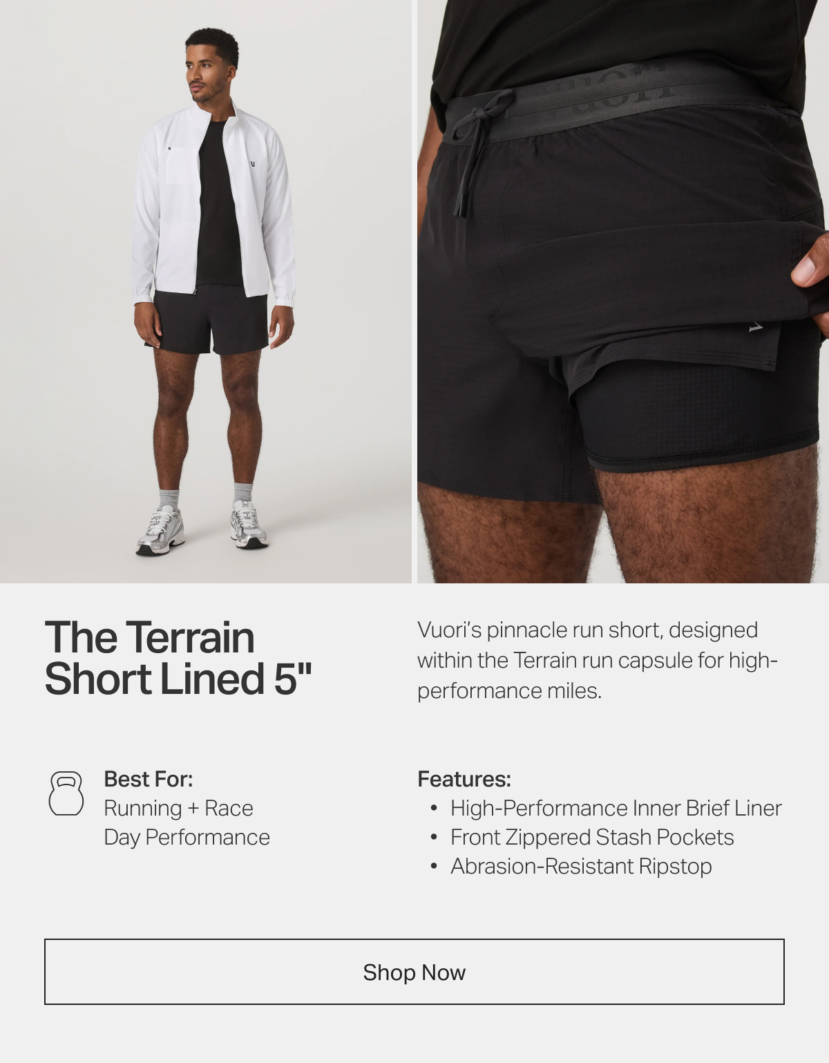 The Terrain Short Lined 5"