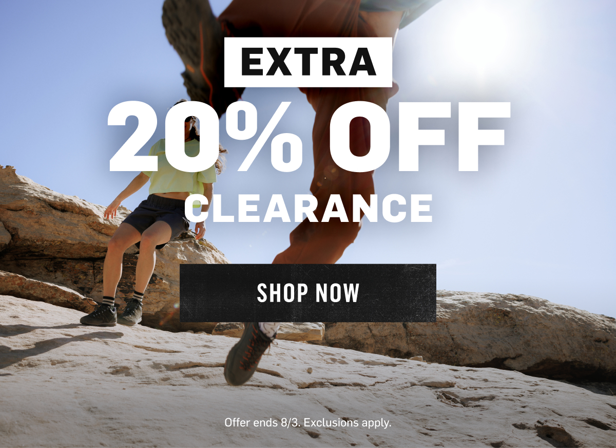 Extra 20% Off Clearance | Shop Now